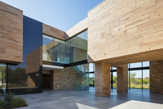 Intégrer la pierre naturelle dans un projet architectural moderne