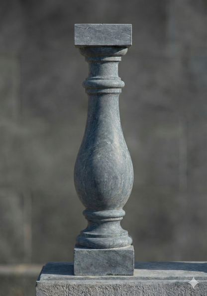 Balustrade van blauwe steen, model 1