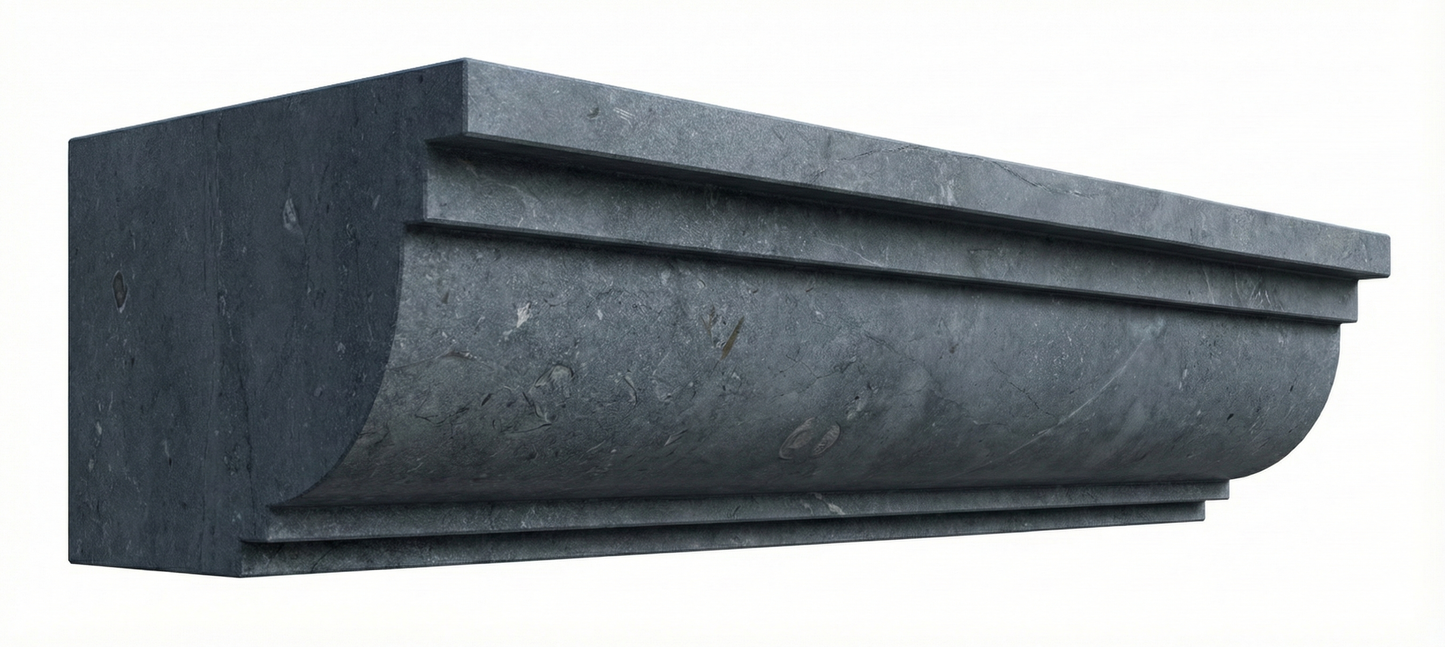 Lijstwerk van blauwe steen, model 9