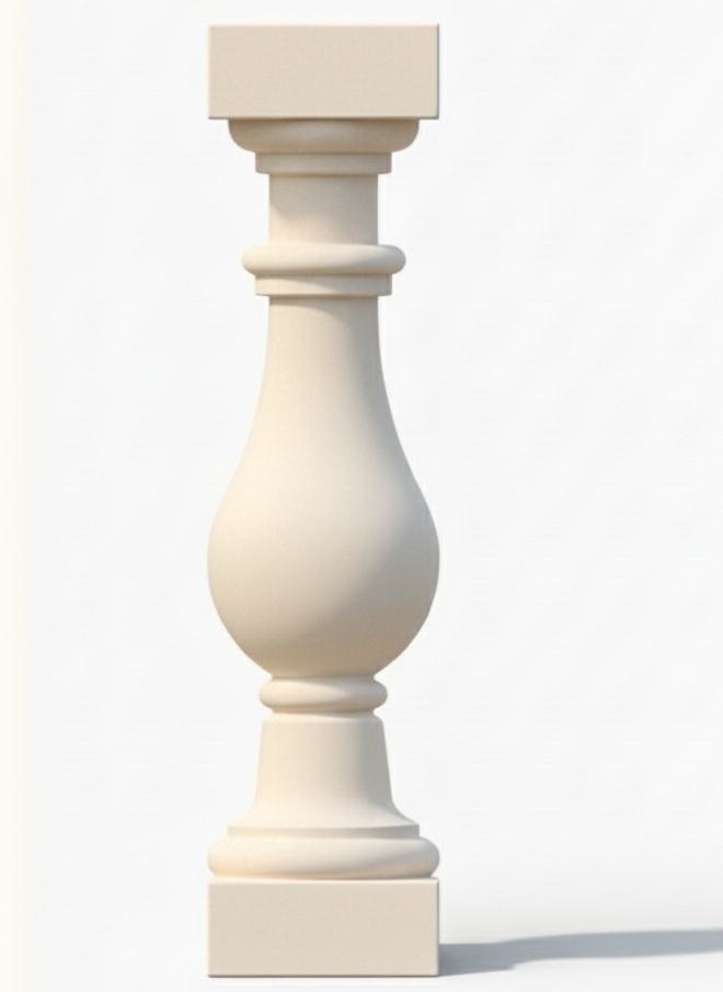 Comblanchien stenen balustrade, model 2