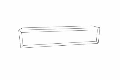 Blauwe stenen lateien, model 5