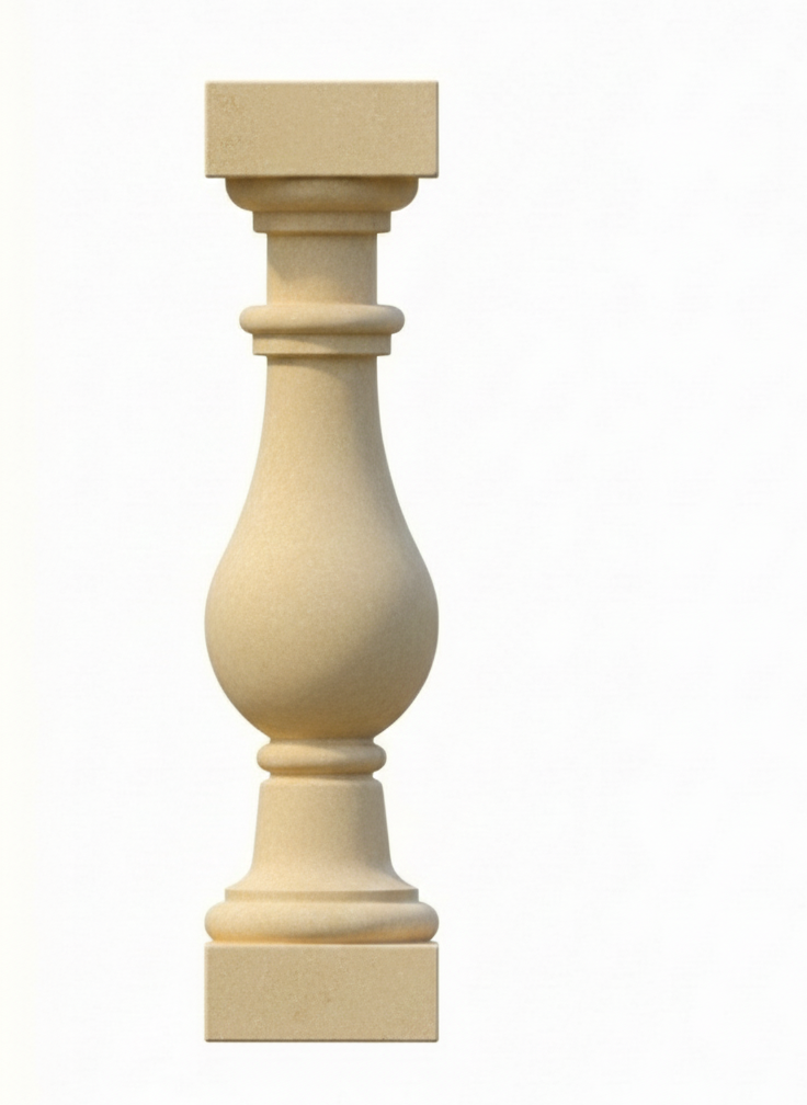 Balustrade van Euville-steen, model 2