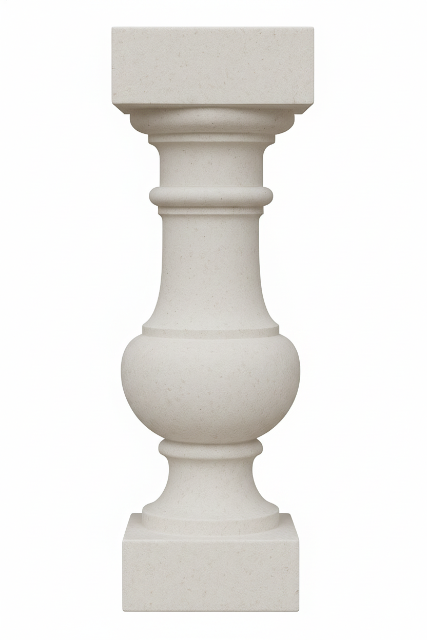 Comblanchien stenen balustrade, model 3
