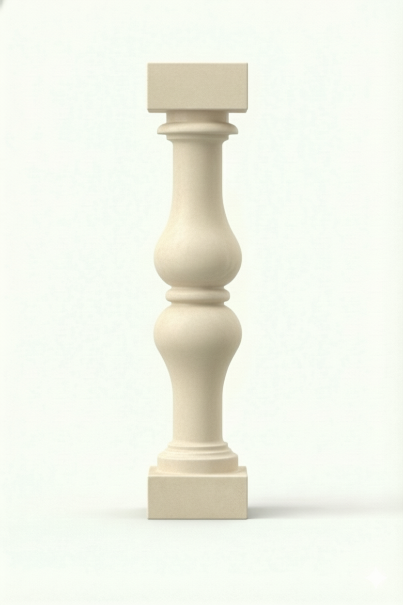 Comblanchien stenen balustrade - Model 8